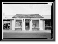 Garage Block Building, 6033 Paseo Delicias, Rancho Santa Fe, San Diego County, CA, Historic Reproduction