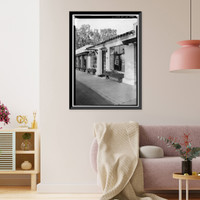 Garage Block Building, 6033 Paseo Delicias, Rancho Santa Fe, San Diego County, CA - 3, Historic Reproduction