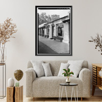 Garage Block Building, 6033 Paseo Delicias, Rancho Santa Fe, San Diego County, CA - 3, Historic Reproduction