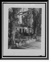 Juan Osuna House, Via de la Valle, Rancho Santa Fe, San Diego County, CA - 2, Antique Print