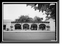 Santa Fe Land Improvement Company, Administration Building, 6009 Paseo Delicias, Rancho Santa Fe, San Diego County, CA, Vintage Print