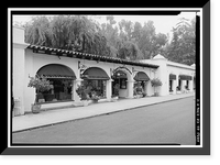 Santa Fe Land Improvement Company, Administration Building, 6009 Paseo Delicias, Rancho Santa Fe, San Diego County, CA - 2, Vintage Print