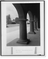 Santa Fe Land Improvement Company, Administration Building, 6009 Paseo Delicias, Rancho Santa Fe, San Diego County, CA - 5, Antique Print
