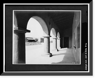 Santa Fe Land Improvement Company, Administration Building, 6009 Paseo Delicias, Rancho Santa Fe, San Diego County, CA - 6, Vintage Print