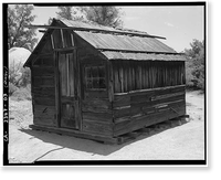 Desert Queen Ranch, Schoolhouse, Twentynine Palms vicinity, San Bernardino County, CA - 3, Vintage Print