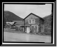 McKenzie-Ottoson House, Poplar Street, North Side, Saint Elmo (historical), Chaffee County, CO Classic, Historic Print