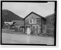 McKenzie-Ottoson House, Poplar Street, North Side, Saint Elmo (historical), Chaffee County, CO Classic, Historic Print