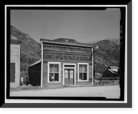 Hellman's Saloon & Miner's Exchange, North side of East Main Street, Saint Elmo (historical), Chaffee County, CO - 2, Historic Print