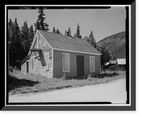 Stark House, South side, West Main Street, Saint Elmo (historical), Chaffee County, CO, Vintage Wall Art