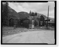 Pushor-Stark Building, North side, West Main Street, Saint Elmo (historical), Chaffee County, CO Classic, Antique Poster