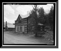Whitney-Maine House, West Main Street, Saint Elmo (historical), Chaffee County, CO Classic, Vintage Wall Art