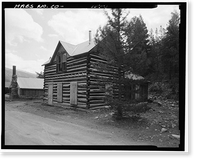 Whitney-Maine House, West Main Street, Saint Elmo (historical), Chaffee County, CO Classic, Vintage Wall Art