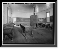 Historic Framed Print, St. Elmo School House, Northwest corner, First Street & North Avenue, Saint Elmo (historical), Chaffee County, CO - 4,  17-7/8" x 21-7/8"