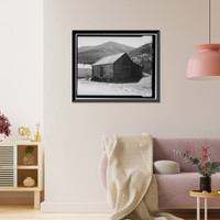 Helmer-Savard House, South side, Gunnison Avenue, Saint Elmo (historical), Chaffee County, CO, Antique Poster