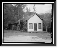 Heavrin-Hughes-Pearis House, West end, North side of Gunnison Avenue, Saint Elmo (historical), Chaffee County, CO, Vintage Print