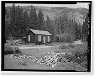 Lowe House I, North side, Pitkin Street, Southwest on North Fork, Saint Elmo (historical), Chaffee County, CO Classic, Antique Poster