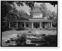 Riddle-Jackson House, 608 Jackson Street, Vidalia, Toombs County, GA - 2, Historic Print
