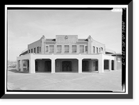 Historic Framed Print, Rickwood Field, 1137 Second Avenue West, Birmingham, Jefferson County, AL - 7,  17-7/8" x 21-7/8"