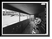 Historic Framed Print, Rickwood Field, 1137 Second Avenue West, Birmingham, Jefferson County, AL - 13,  17-7/8" x 21-7/8"