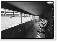 Historic Framed Print, Rickwood Field, 1137 Second Avenue West, Birmingham, Jefferson County, AL - 13,  17-7/8" x 21-7/8"