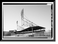Historic Framed Print, Rickwood Field, 1137 Second Avenue West, Birmingham, Jefferson County, AL - 21,  17-7/8" x 21-7/8"