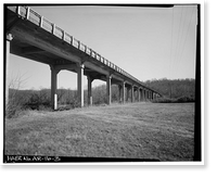 Buffalo River Bridge, Spanning Buffalo River on U.S. Highway 65, Marshall vicinity, Searcy County, AR - 3, Historic Print