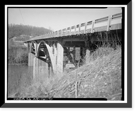 Buffalo River Bridge, Spanning Buffalo River on U.S. Highway 65, Marshall vicinity, Searcy County, AR - 5 Classic, Vintage Print