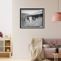 Buffalo River Bridge, Spanning Buffalo River on U.S. Highway 65, Marshall vicinity, Searcy County, AR - 5 Classic, Vintage Print