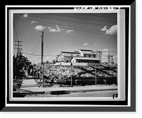 Historic Framed Print, Yuma Main Street Water Treatment Plant, Jones Street at foot of Main Street, Yuma, Yuma County, AZ - 7,  17-7/8" x 21-7/8"