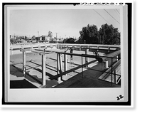 Historic Framed Print, Yuma Main Street Water Treatment Plant, Jones Street at foot of Main Street, Yuma, Yuma County, AZ - 8,  17-7/8" x 21-7/8"