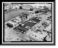 Historic Framed Print, Yuma Main Street Water Treatment Plant, Jones Street at foot of Main Street, Yuma, Yuma County, AZ - 11,  17-7/8" x 21-7/8"
