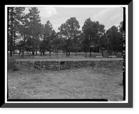 Grand Canyon National Park Roads, Village Loop Retaining No. 1, Grand Canyon Village, Coconino County, AZ Classic, Historic Print