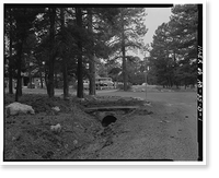 Grand Canyon National Park Roads, Village Loop Headwall No. 1, Grand Canyon Village, Coconino County, AZ Classic, Antique Poster