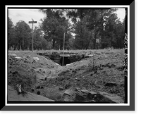 Grand Canyon National Park Roads, Apache Street Headwall No. 1, Grand Canyon Village, Coconino County, AZ, Antique Poster