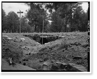 Grand Canyon National Park Roads, Apache Street Headwall No. 1, Grand Canyon Village, Coconino County, AZ, Antique Poster