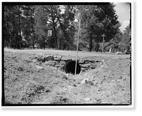 Grand Canyon National Park Roads, Apache Street Headwall No. 2, Grand Canyon Village, Coconino County, AZ Classic, Antique Print