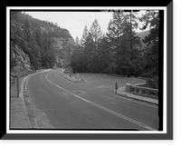 Cascade Creek Bridge, Spanning Cascade Creek on New Big Oak Flat Road, Yosemite Village, Mariposa County, CA - 2, Antique Wall Art