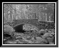 Bridalveil Fall Bridge No. 1, Spanning Bridalveil Creek on carriage road, Yosemite Village, Mariposa County, CA - 5, Historic Reproduction
