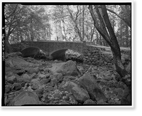 Bridalveil Fall Bridge No. 2, Spanning Bridalveil Creek on carriage road, Yosemite Village, Mariposa County, CA - 2, Antique Poster