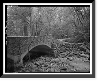 Bridalveil Fall Bridge No. 2, Spanning Bridalveil Creek on carriage road, Yosemite Village, Mariposa County, CA - 3, Vintage Poster