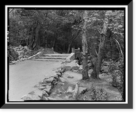 Bridalveil Fall Bridge No. 3, Spanning Bridalveil Creek on carriage road, Yosemite Village, Mariposa County, CA Classic, Vintage Print