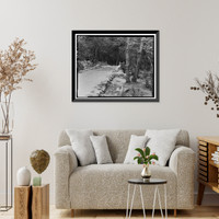 Bridalveil Fall Bridge No. 3, Spanning Bridalveil Creek on carriage road, Yosemite Village, Mariposa County, CA Classic, Vintage Print