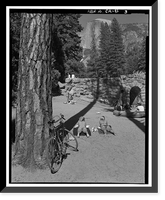 Stoneman Bridge, Spanning Merced River on Stoneman Crossover Road, Yosemite Village, Mariposa County, CA - 3, Vintage Poster
