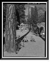 Stoneman Bridge, Spanning Merced River on Stoneman Crossover Road, Yosemite Village, Mariposa County, CA - 3, Vintage Poster