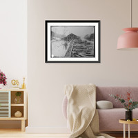 Historic Framed Print, U.S. Foresters in Fr. - 2,  17-7/8" x 21-7/8"