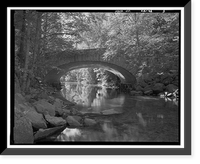 Tenaya Creek Bridge, Spanning Tenaya Creek on Mirror Lake Road, Yosemite Village, Mariposa County, CA - 3, Vintage Poster