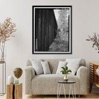 Wawona Covered Bridge, Spanning South Fork Merced River on service road, Wawona, Mariposa County, CA - 10, Vintage Poster