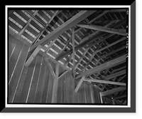 Wawona Covered Bridge, Spanning South Fork Merced River on service road, Wawona, Mariposa County, CA - 14, Antique Print