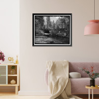 Bridalveil Creek Bridge, Spanning Bridalveil Creek on Glacier Point Road, Yosemite Village, Mariposa County, CA - 2, Vintage Wall Art