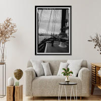 Schooner C.A. THAYER, Hyde Street Pier, San Francisco, San Francisco County, CA - 10, Antique Print